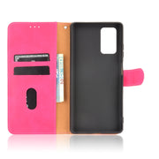 For Blackview A100 Solid Color Skin Feel Magnetic Buckle Horizontal Flip Calf Texture PU Leather Case with Holder & Card Slots & Wallet(Rose Red)