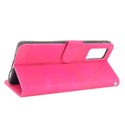 For Blackview A100 Solid Color Skin Feel Magnetic Buckle Horizontal Flip Calf Texture PU Leather Case with Holder & Card Slots & Wallet(Rose Red)