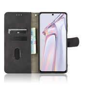 For Blackview A100 Solid Color Skin Feel Magnetic Buckle Horizontal Flip Calf Texture PU Leather Case with Holder & Card Slots & Wallet(Black)