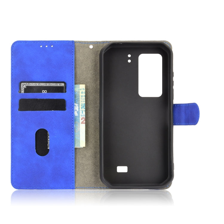 For Ulefone Armor 11T 5G Solid Color Skin Feel Magnetic Buckle Horizontal Flip Calf Texture PU Leather Case with Holder & Card Slots & Wallet(Blue)