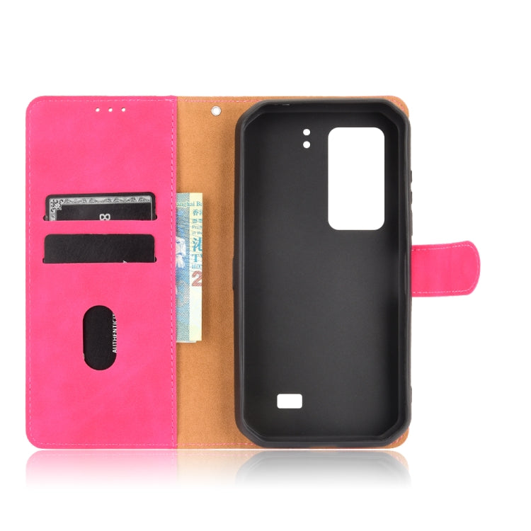 For Ulefone Armor 11T 5G Solid Color Skin Feel Magnetic Buckle Horizontal Flip Calf Texture PU Leather Case with Holder & Card Slots & Wallet(Rose Red)