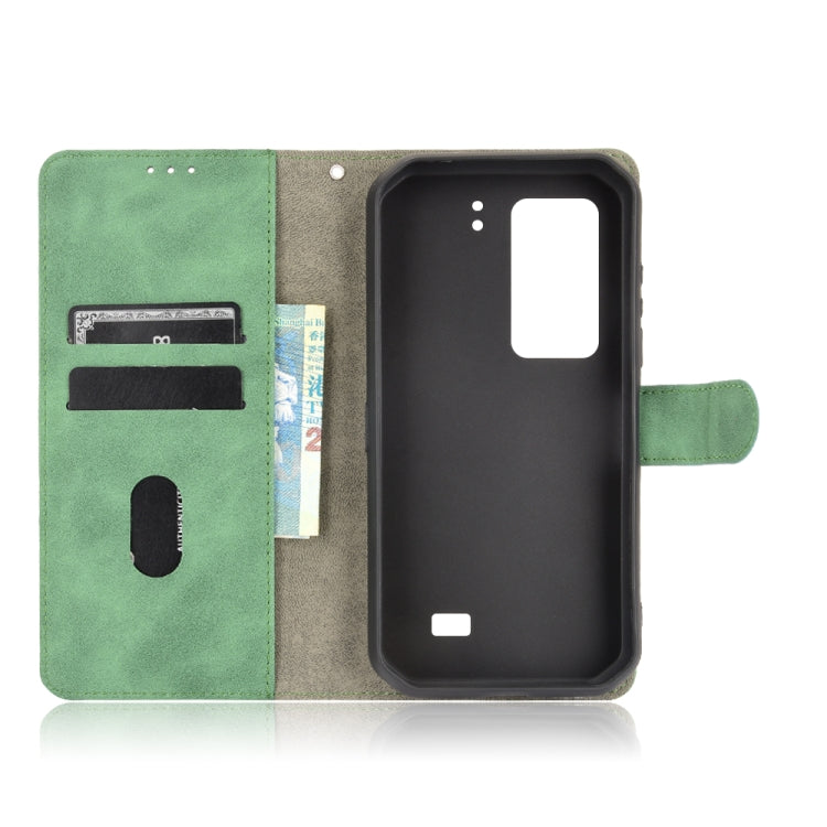 For Ulefone Armor 11T 5G Solid Color Skin Feel Magnetic Buckle Horizontal Flip Calf Texture PU Leather Case with Holder & Card Slots & Wallet(Green)