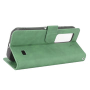 For Ulefone Armor 11T 5G Solid Color Skin Feel Magnetic Buckle Horizontal Flip Calf Texture PU Leather Case with Holder & Card Slots & Wallet(Green)