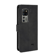 For Ulefone Armor 11T 5G Solid Color Skin Feel Magnetic Buckle Horizontal Flip Calf Texture PU Leather Case with Holder & Card Slots & Wallet(Black)