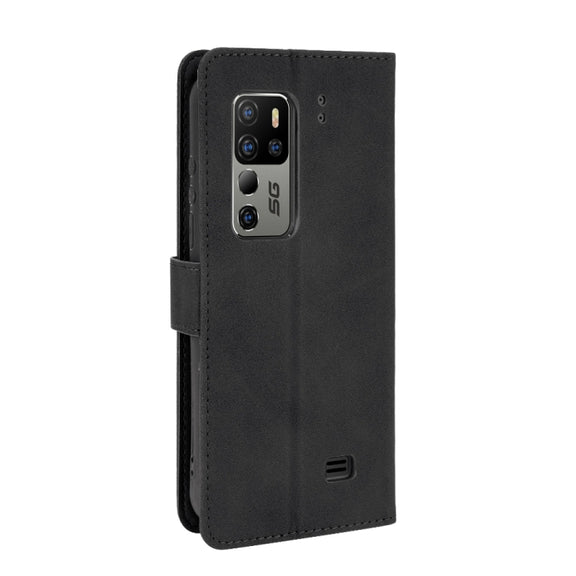 For Ulefone Armor 11T 5G Solid Color Skin Feel Magnetic Buckle Horizontal Flip Calf Texture PU Leather Case with Holder & Card Slots & Wallet(Black)