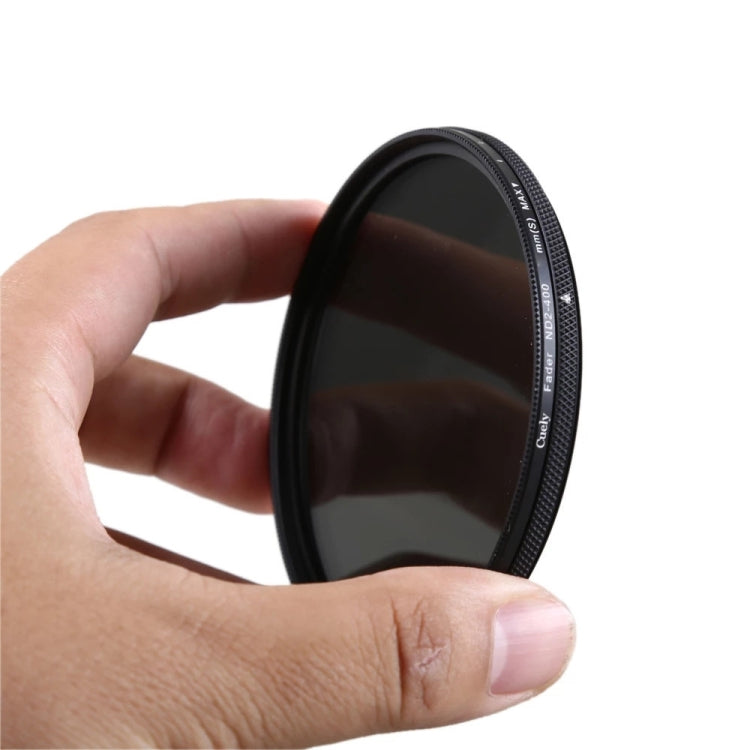 Cuely 55mm ND2-400 ND2 to ND400 ND Filter Lens Neutral Density Adjustable Variable Filter