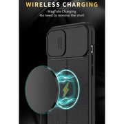 For iPhone 11 Pro Max Litchi Texture Sliding Camshield TPU Protective Case (Blue)