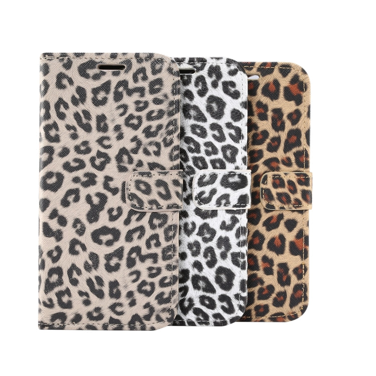 For iPhone 13 Leopard Pattern Horizontal Flip PC + PU Leather Case with Holder & Card Slots & Wallet(Yellow)