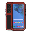 For Samsung Galaxy S21 Ultra 5G LOVE MEI Metal Shockproof Waterproof Dustproof Protective Case without Glass(Red) - free shipping - PMC TechLife - Order now!