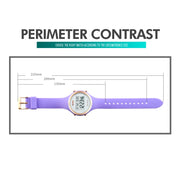 SKMEI 1720 Round Dial LED Digital Display Luminous Silicone Strap Electronic Watch(Black)