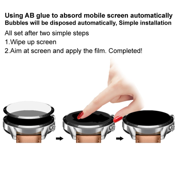 For OnePlus Watch IMAK Plexiglass HD Watch Protective Film