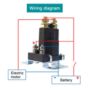500A Motor Preheating Isolator Switching Power Supply Start Relay, Style:24V Start Type
