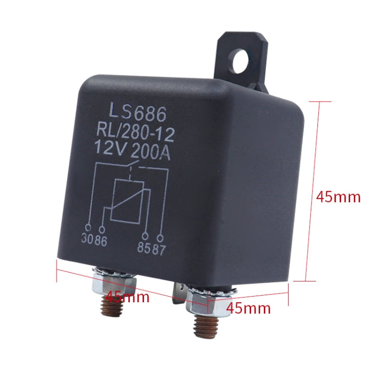 12V 4.8W Start Type 200A RV Modified Start Relay