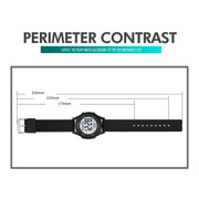 SKMEI 1758 Multifunctional LED Digital Display Luminous Silicone Strap Electronic Watch(Black White)