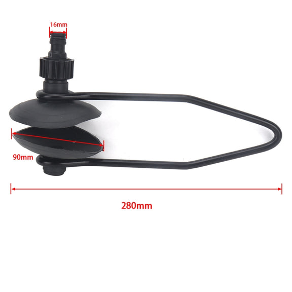 A5413 Marine Single Tube Round Head Motor Fresh Water Flusher Flushing Support Frame