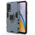 For OnePlus Nord 2 5G PC + TPU Shockproof Protective Case with Magnetic Ring Holder(Navy Blue) - OnePlus Cases by PMC TechLife | Online Shopping South Africa | PMC TechLife
