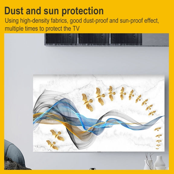 Household Cloth Dust-proof Cover for Television, Size:30-32 inch(Love)