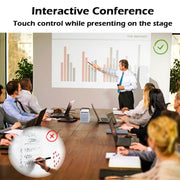WEJOY Y2 1920x1080P 100 ANSI Lumens Portable Home Theater LED HD Digital Projector, Touch Control Version, Android 9.0, 2G+16G, EU Plug