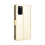 For Blackview A100 Crazy Horse Texture Horizontal Flip Leather Case with Holder & Card Slots & Lanyard(Gold)