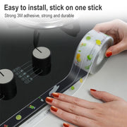Kitchen Beauty Stitching Stickers Water-resistant Mildew Proof Moisture Proof High Temperature Sticker, Style:White Background(Grove)