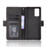 For Blackview A100 Skin Feel Calf Pattern Horizontal Flip Leather Case with Holder & Card Slots & Photo Frame(Black)