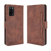 For Blackview A100 Skin Feel Calf Pattern Horizontal Flip Leather Case with Holder & Card Slots & Photo Frame(Brown)