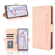 For Blackview A100 Skin Feel Calf Pattern Horizontal Flip Leather Case with Holder & Card Slots & Photo Frame(Pink) - More Brand by PMC TechLife | Online Shopping South Africa | PMC TechLife