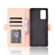 For Blackview A100 Skin Feel Calf Pattern Horizontal Flip Leather Case with Holder & Card Slots & Photo Frame(Pink)