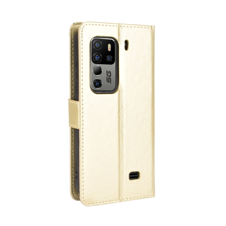 For Ulefone Armor 11 5G/11T 5G Crazy Horse Texture Horizontal Flip Leather Case with Holder & Card Slots & Lanyard(Gold)