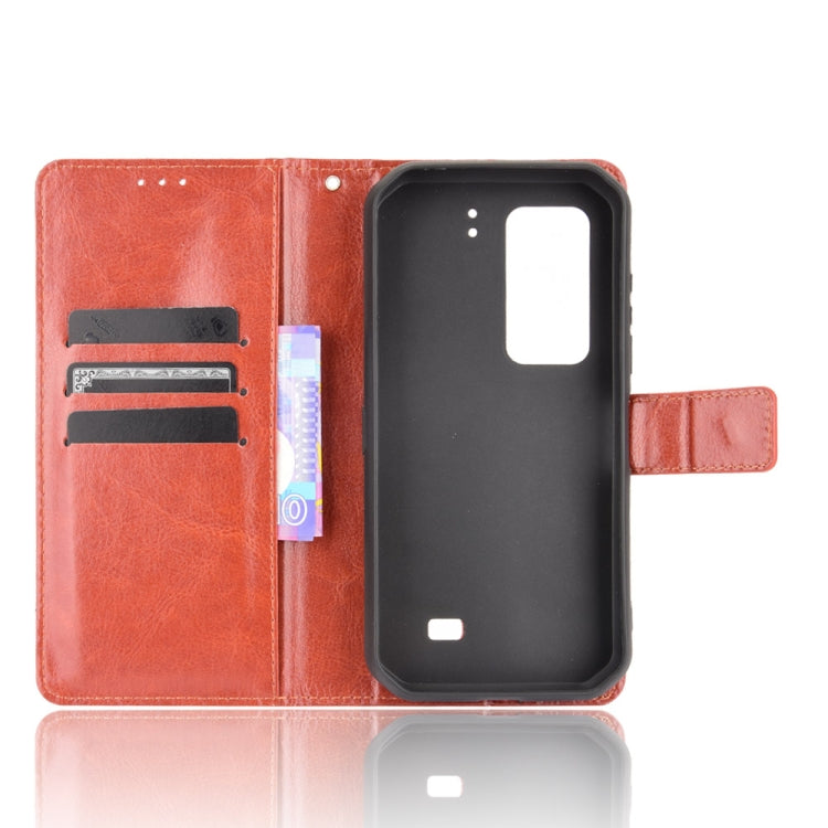 For Ulefone Armor 11 5G/11T 5G Crazy Horse Texture Horizontal Flip Leather Case with Holder & Card Slots & Lanyard(Brown)