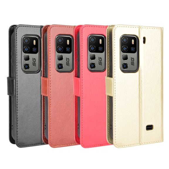 For Ulefone Armor 11 5G/11T 5G Crazy Horse Texture Horizontal Flip Leather Case with Holder & Card Slots & Lanyard(Brown)