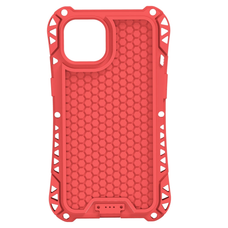 For iPhone 13 mini R-JUST AMIRA Shockproof Dustproof Water-resistant Metal Protective Case (Red)