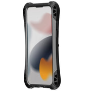 For iPhone 13 Pro R-JUST AMIRA Shockproof Dustproof Water-resistant Metal Protective Case (Black)