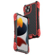 For iPhone 13 Pro R-JUST AMIRA Shockproof Dustproof Waterproof Metal Protective Case (Red) - iPhone 13 Pro Cases by R-JUST | Online Shopping South Africa | PMC TechLife | Buy Now Pay Later Mobicred