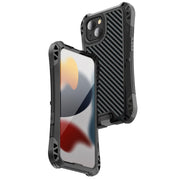 For iPhone 13 Pro Max R-JUST AMIRA Shockproof Dustproof Water-resistant Metal Protective Case (Black)