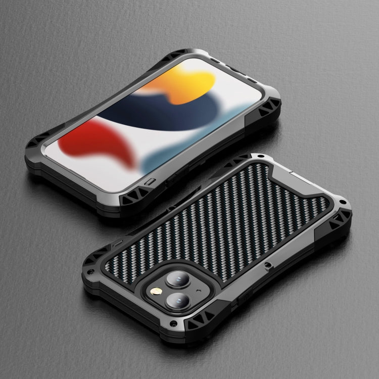 For iPhone 13 Pro Max R-JUST AMIRA Shockproof Dustproof Water-resistant Metal Protective Case (Black)