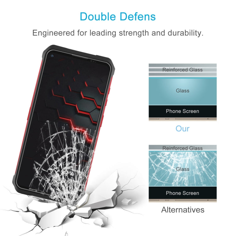 For Doogee V10 5G 10 PCS 0.26mm 9H 2.5D Tempered Glass Film