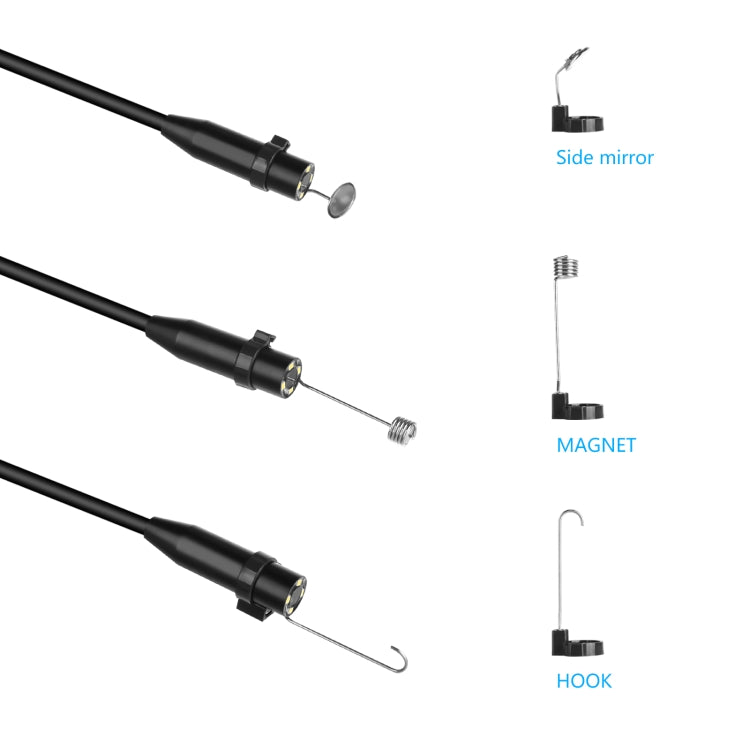 P90 11mm 4.5 inch HD 500W Autofocus Camera Endoscope Portable Water-resistant Industrial Pipe Endoscope, Hard Cable Length: 5m