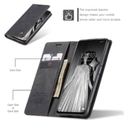 CaseMe 013 Multifunctional Horizontal Flip Leather Case with Holder & Card Slot & Wallet For Xiaomi Redmi Note 10 5G(Black)