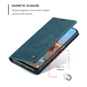 CaseMe 013 Multifunctional Horizontal Flip Leather Case with Holder & Card Slot & Wallet For Xiaomi Redmi Note 10 5G(Blue)