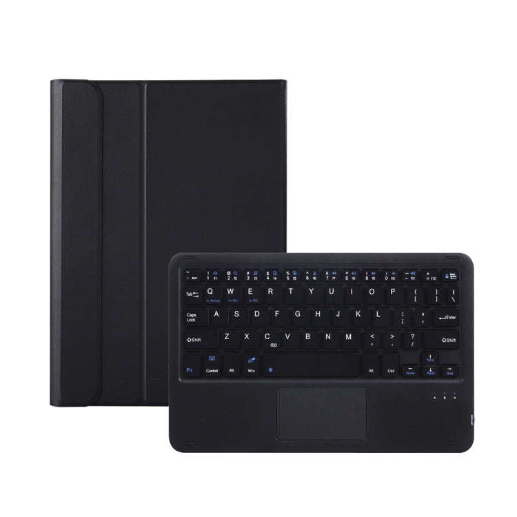 A0N5-A Ultra-thin Detachable Lambskin Texture TPU Bluetooth Keyboard Leather Tablet Case with Holder & Touchpad For Xiaomi Pad 5 / 5 Pro(Black)