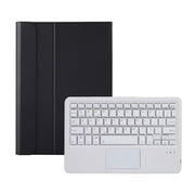 A0N5-A Ultra-thin Detachable Lambskin Texture TPU Bluetooth Keyboard Leather Tablet Case with Holder & Touchpad For Xiaomi Pad 5 / 5 Pro(Dark Green)