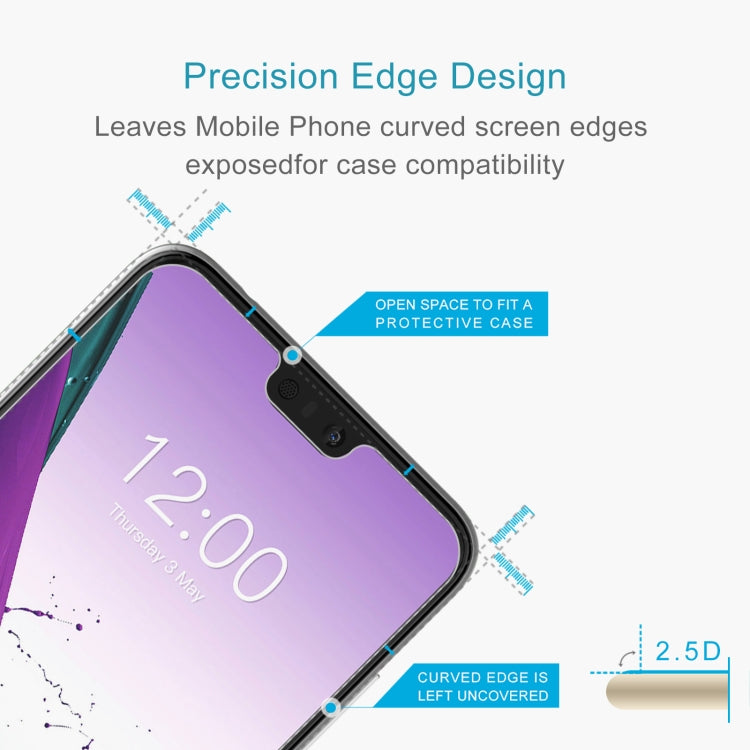 For Doogee N10 10 PCS 0.26mm 9H 2.5D Tempered Glass Film