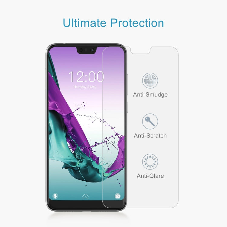 For Doogee N10 10 PCS 0.26mm 9H 2.5D Tempered Glass Film