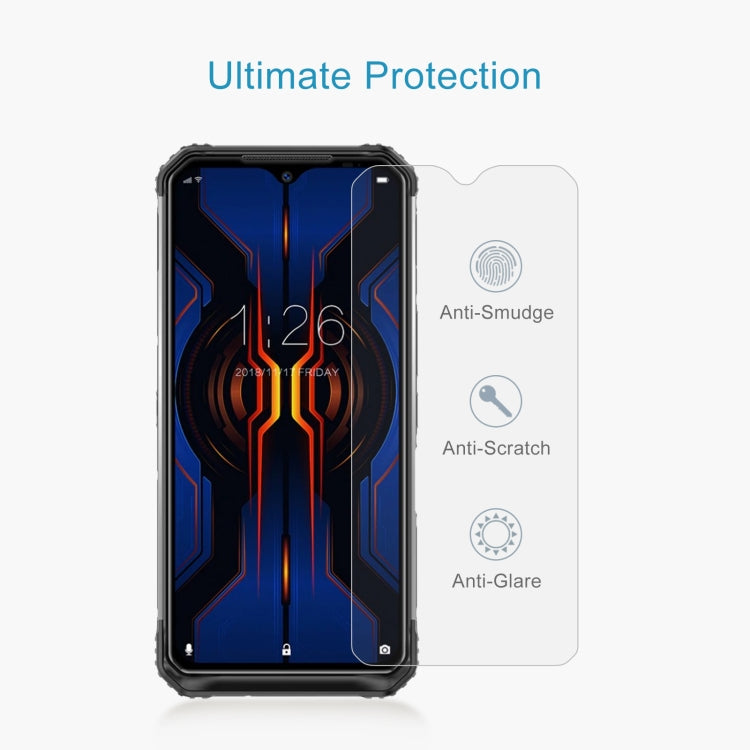 For Doogee S95 10 PCS 0.26mm 9H 2.5D Tempered Glass Film