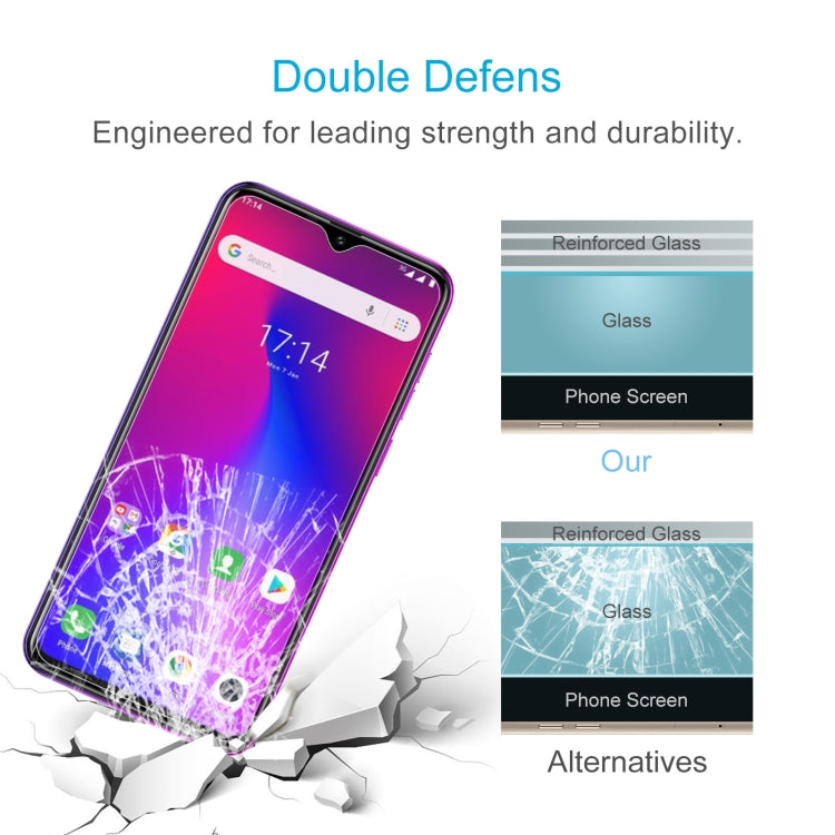 For Ulefone Note 7 10 PCS 0.26mm 9H 2.5D Tempered Glass Film
