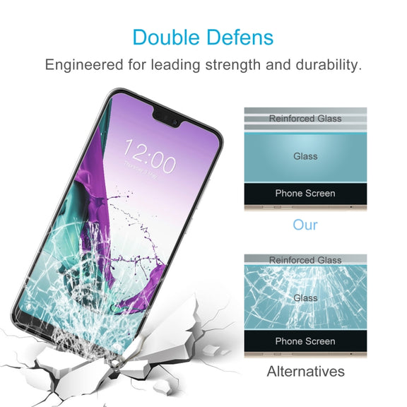 For Doogee N10 50 PCS 0.26mm 9H 2.5D Tempered Glass Film