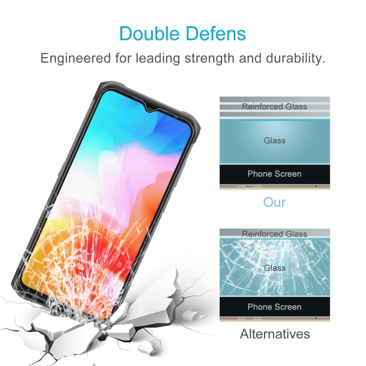 For Ulefone Armor 12 5G 50 PCS 0.26mm 9H 2.5D Tempered Glass Film