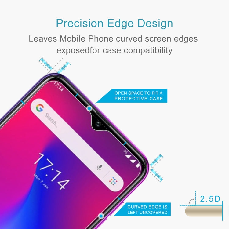 For Ulefone Note 7 50 PCS 0.26mm 9H 2.5D Tempered Glass Film