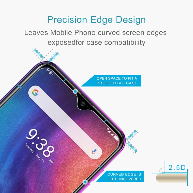 For Ulefone Note 7P 50 PCS 0.26mm 9H 2.5D Tempered Glass Film